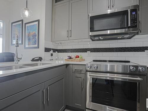 423 812 Welsh Drive, Edmonton, AB - Indoor Photo Showing Kitchen With Double Sink