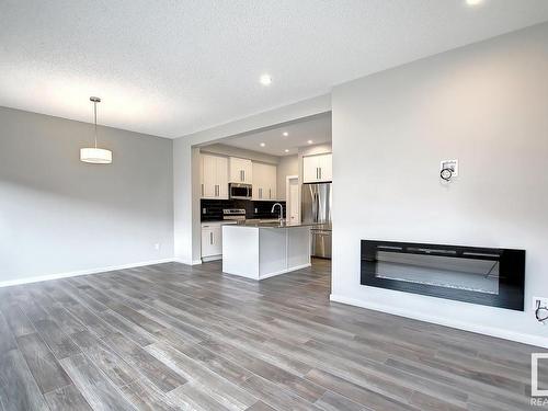 23 Prospect Place, Spruce Grove, AB - Indoor With Fireplace