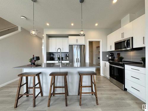 12888 214 Street, Edmonton, AB - Indoor Photo Showing Kitchen With Upgraded Kitchen