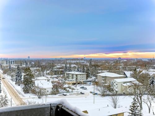 1106 10545 Saskatchewan Drive, Edmonton, AB - Outdoor With View