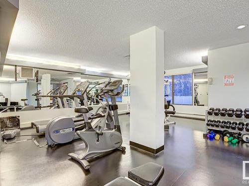 1106 10545 Saskatchewan Drive, Edmonton, AB - Indoor Photo Showing Gym Room