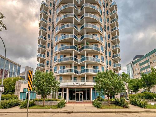 803 10504 99 Avenue, Edmonton, AB - Outdoor With Balcony With Facade