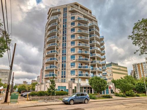 803 10504 99 Avenue, Edmonton, AB - Outdoor With Balcony With Facade