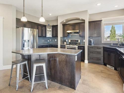 3908 164 Avenue, Edmonton, AB - Indoor Photo Showing Kitchen With Upgraded Kitchen