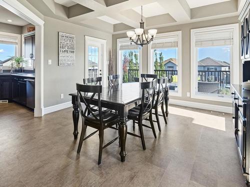 3908 164 Avenue, Edmonton, AB - Indoor Photo Showing Dining Room