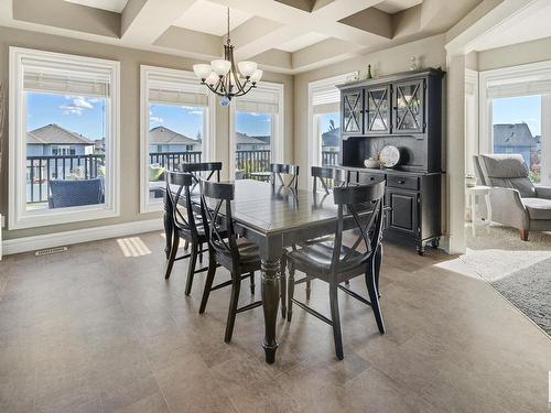 3908 164 Avenue, Edmonton, AB - Indoor Photo Showing Dining Room