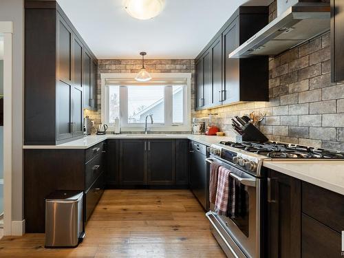 11207 58 Avenue, Edmonton, AB - Indoor Photo Showing Kitchen With Upgraded Kitchen