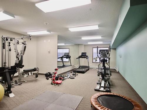 407 6070 Schonsee Way, Edmonton, AB - Indoor Photo Showing Gym Room