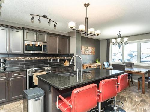 1926 57 Street, Edmonton, AB - Indoor Photo Showing Kitchen With Double Sink With Upgraded Kitchen