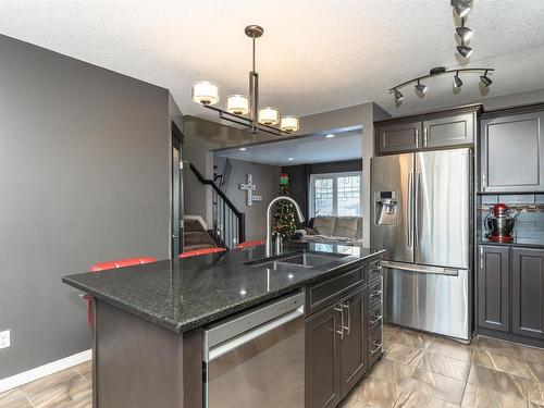 1926 57 Street, Edmonton, AB - Indoor Photo Showing Kitchen With Double Sink