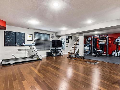 149 Sandalwood Crescent, Sherwood Park, AB - Indoor Photo Showing Gym Room