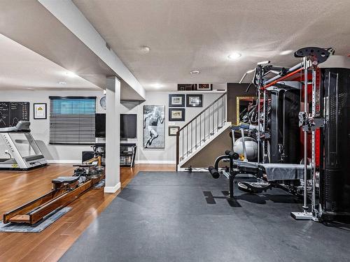 149 Sandalwood Crescent, Sherwood Park, AB - Indoor Photo Showing Gym Room