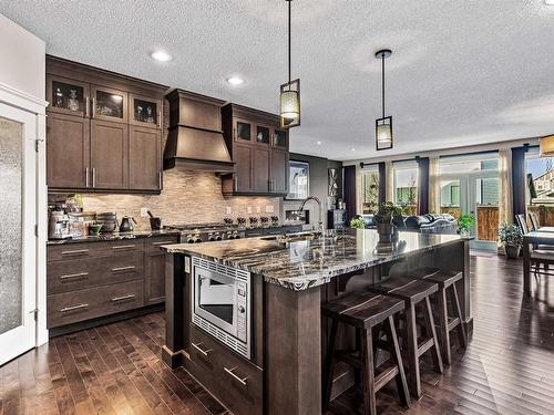 149 Sandalwood Crescent, Sherwood Park, AB - Indoor Photo Showing Kitchen With Upgraded Kitchen