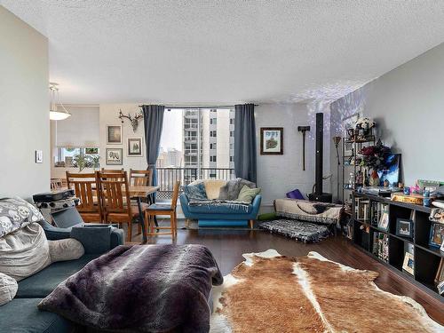 911 11307 99 Avenue Nw, Edmonton, AB - Indoor Photo Showing Living Room