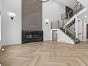 8731 Mayday Lane Sw, Edmonton, AB  - Indoor With Fireplace 