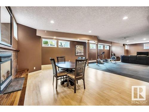 5508 Ada Boulevard, Edmonton, AB - Indoor With Fireplace