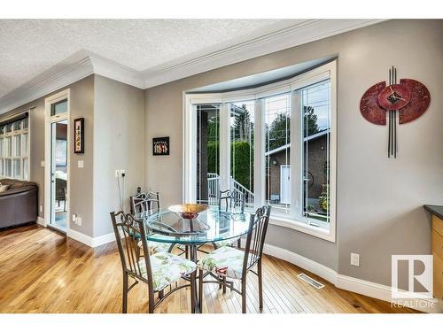 5508 Ada Boulevard, Edmonton, AB - Indoor Photo Showing Dining Room