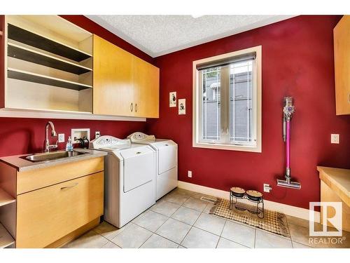 5508 Ada Boulevard, Edmonton, AB - Indoor Photo Showing Laundry Room