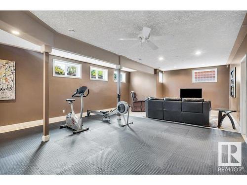 5508 Ada Boulevard, Edmonton, AB - Indoor Photo Showing Gym Room