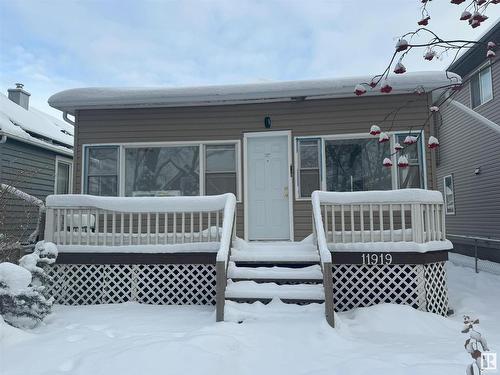 11919 96 Street, Edmonton, AB - Outdoor With Deck Patio Veranda