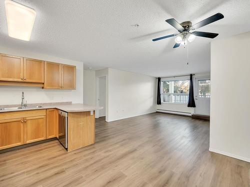 112 13635 34 Street, Edmonton, AB - Indoor Photo Showing Kitchen With Double Sink