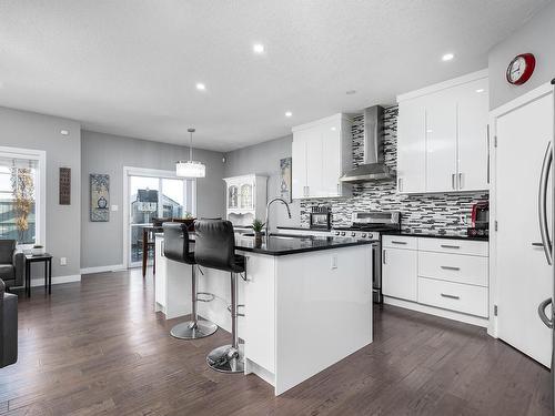 4723 35 Street, Beaumont, AB - Indoor Photo Showing Kitchen With Upgraded Kitchen