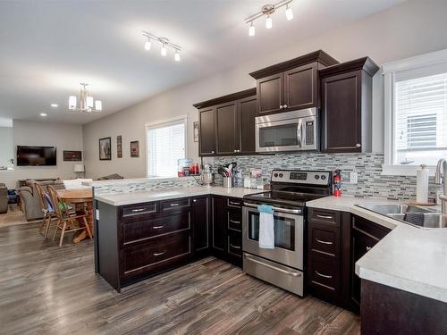 4710 38A Street, Bonnyville Town, AB - Indoor Photo Showing Kitchen With Double Sink With Upgraded Kitchen