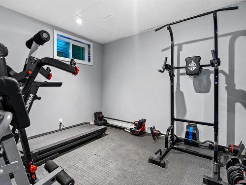 6009 52 Avenue, Cold Lake, AB - Indoor Photo Showing Gym Room