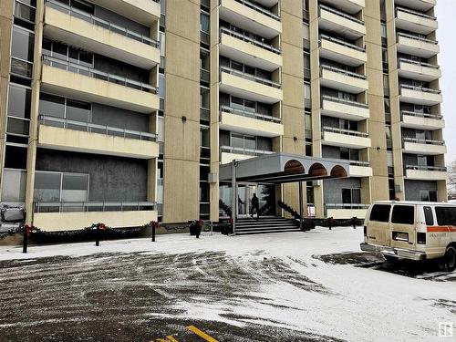 401 10883 Saskatchewan Drive, Edmonton, AB - Outdoor With Facade