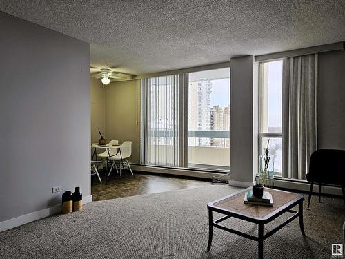 401 10883 Saskatchewan Drive, Edmonton, AB - Indoor Photo Showing Living Room