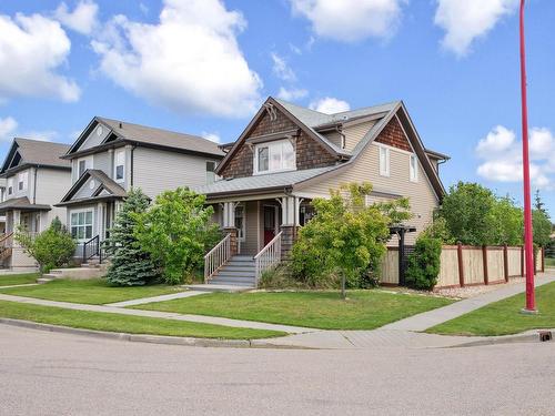 401 Songhurst Place, Leduc, AB - Outdoor With Facade