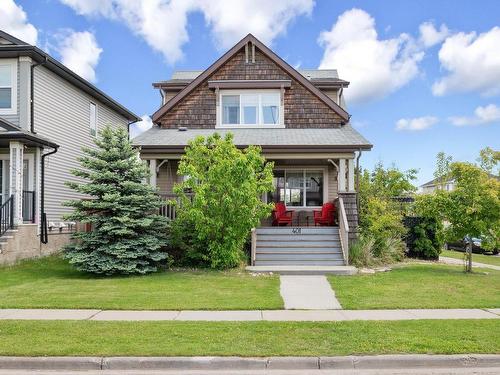 401 Songhurst Place, Leduc, AB - Outdoor With Deck Patio Veranda With Facade