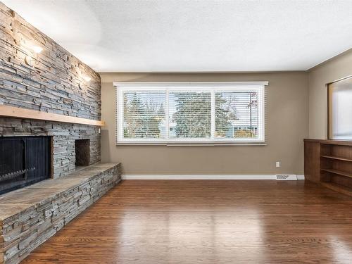 8111 145 Street, Edmonton, AB - Indoor With Fireplace