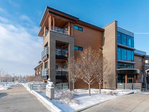 306 71 Festival Way, Sherwood Park, AB - Outdoor With Balcony With Facade