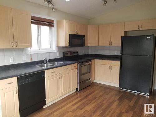 14018 159A Avenue, Edmonton, AB - Indoor Photo Showing Kitchen With Double Sink