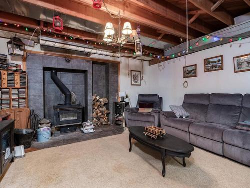 325 52306 Rge Road 212, Rural Strathcona County, AB - Indoor Photo Showing Basement With Fireplace