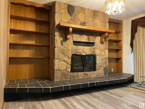 5428 49 Street, Warburg, AB - Indoor With Fireplace