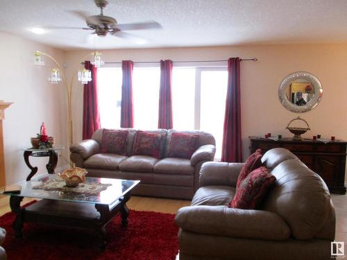 11904 175 Avenue Nw, Edmonton, AB - Indoor Photo Showing Living Room With Fireplace