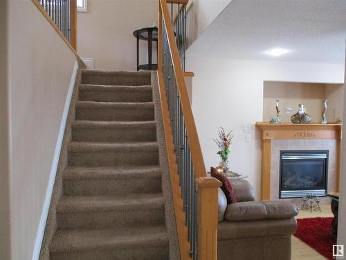 11904 175 Avenue Nw, Edmonton, AB - Indoor Photo Showing Other Room With Fireplace