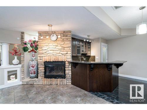 17512 110 Street, Edmonton, AB - Indoor With Fireplace