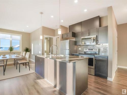 402 1027 173 Street, Edmonton, AB - Indoor Photo Showing Kitchen With Stainless Steel Kitchen With Upgraded Kitchen