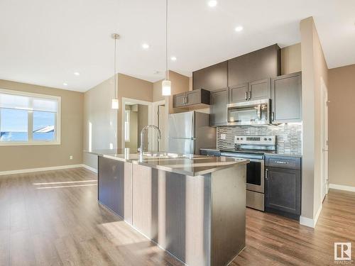 402 1027 173 Street, Edmonton, AB - Indoor Photo Showing Kitchen With Stainless Steel Kitchen With Upgraded Kitchen