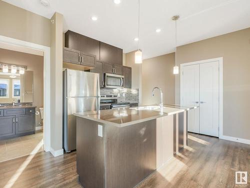 402 1027 173 Street, Edmonton, AB - Indoor Photo Showing Kitchen With Stainless Steel Kitchen With Upgraded Kitchen