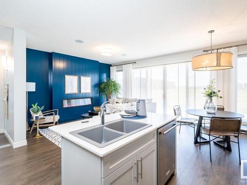 3117 Dixon Landing, Edmonton, AB - Indoor Photo Showing Kitchen With Double Sink