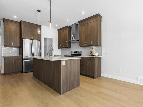 4736 Cawsey Terrace, Edmonton, AB - Indoor Photo Showing Kitchen With Upgraded Kitchen