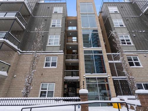 407 8619 111 Street, Edmonton, AB - Outdoor With Balcony With Facade