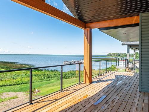 11 55101 Ste. Anne Trail, Rural Lac Ste. Anne County, AB - Outdoor With Body Of Water With Deck Patio Veranda With View With Exterior