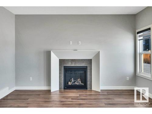 4787 Kinney Road, Edmonton, AB - Indoor With Fireplace