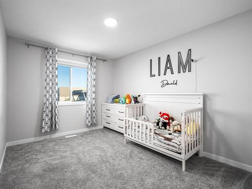 100 Kingsbury Circle, Spruce Grove, AB - Indoor Photo Showing Bedroom