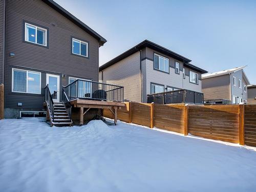 100 Kingsbury Circle, Spruce Grove, AB - Outdoor With Deck Patio Veranda With Exterior